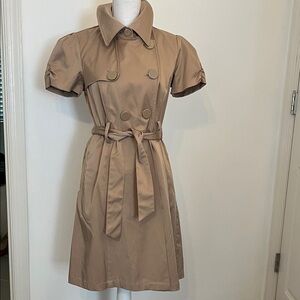 Stylish Tan Trench Coat